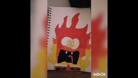 Drawing spongebob with posca markers! credit nashvibes art