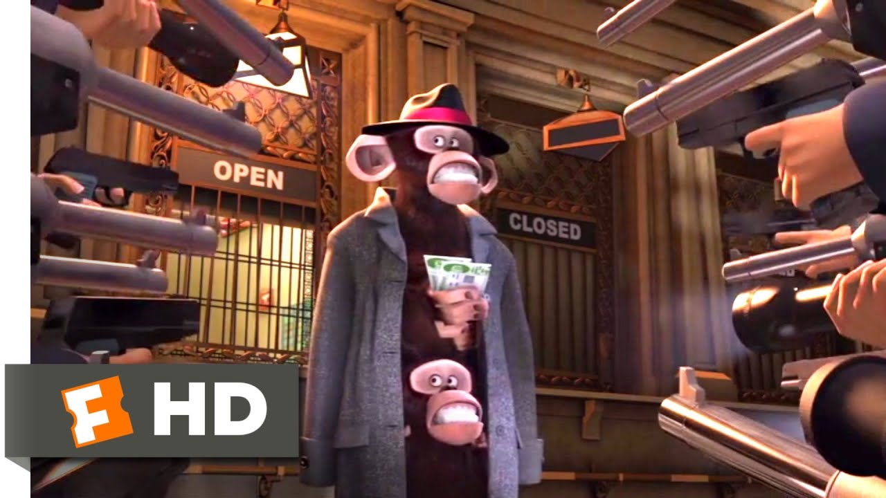 ⁣Madagascar (2005) - Caught in Grand Central Station Scene (1/10) | Movieclips