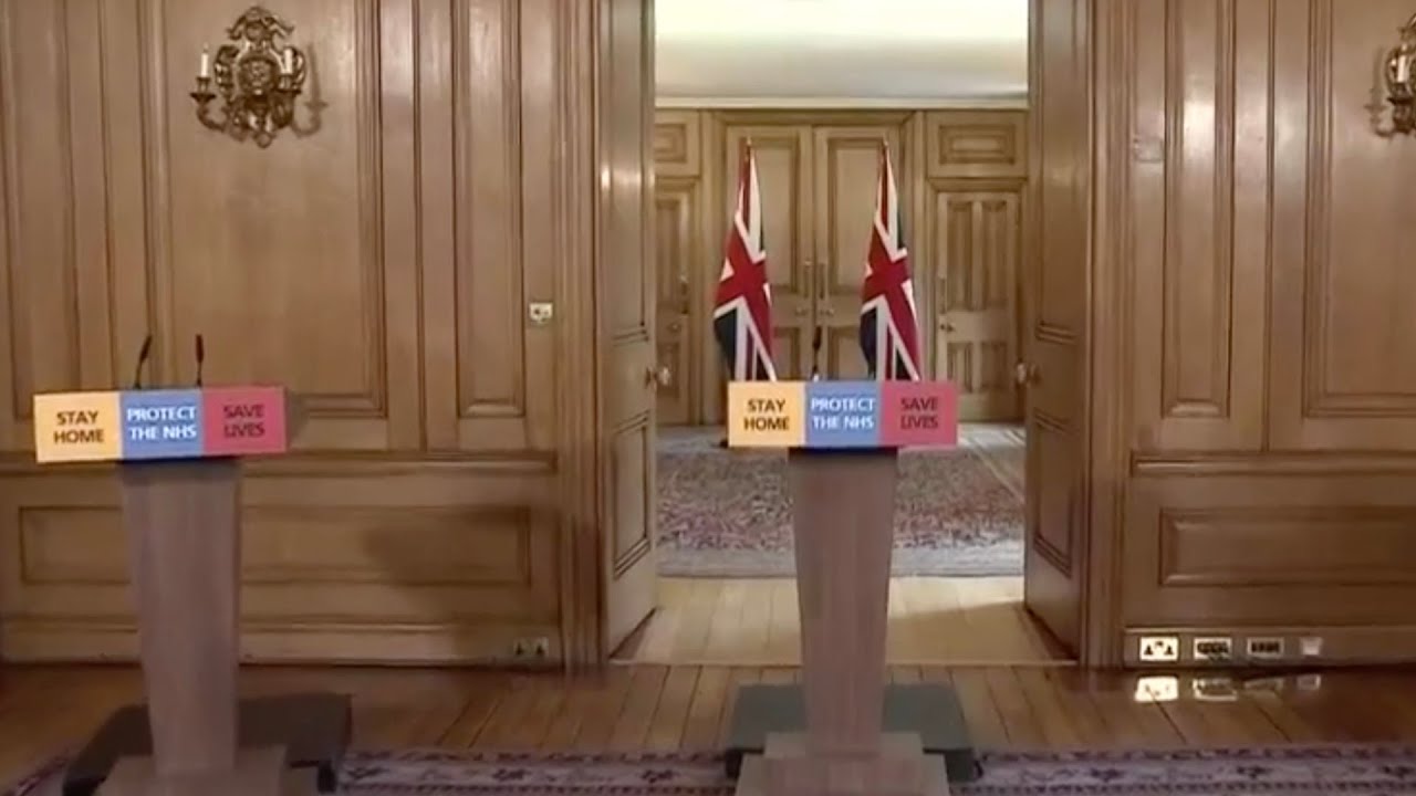 British officials give coronavirus update