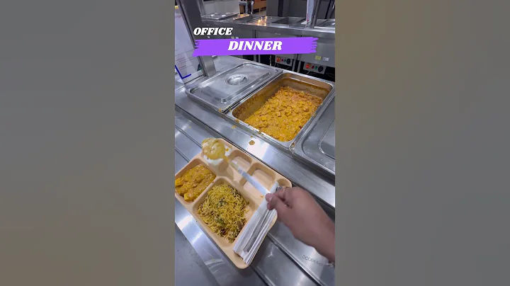 Office Dinner 🍽️// #jaishreeram #youtube #shorts #food #foodie #viral #trending #dinner #explore