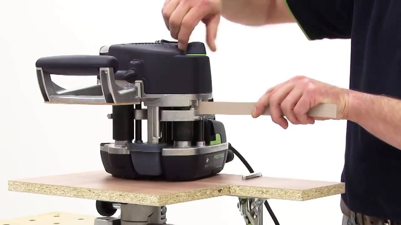 Festool CONTURO Edge Bander Edge Banding Internal Corners YouTube