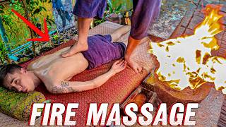 I Tried One of the World s Rarest FIRE Massages ASMR