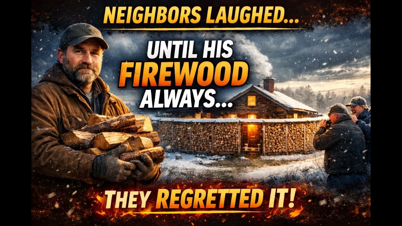 Neighbors Laughed at His Shed — But His Firewood Secret Shocked Everyone!
