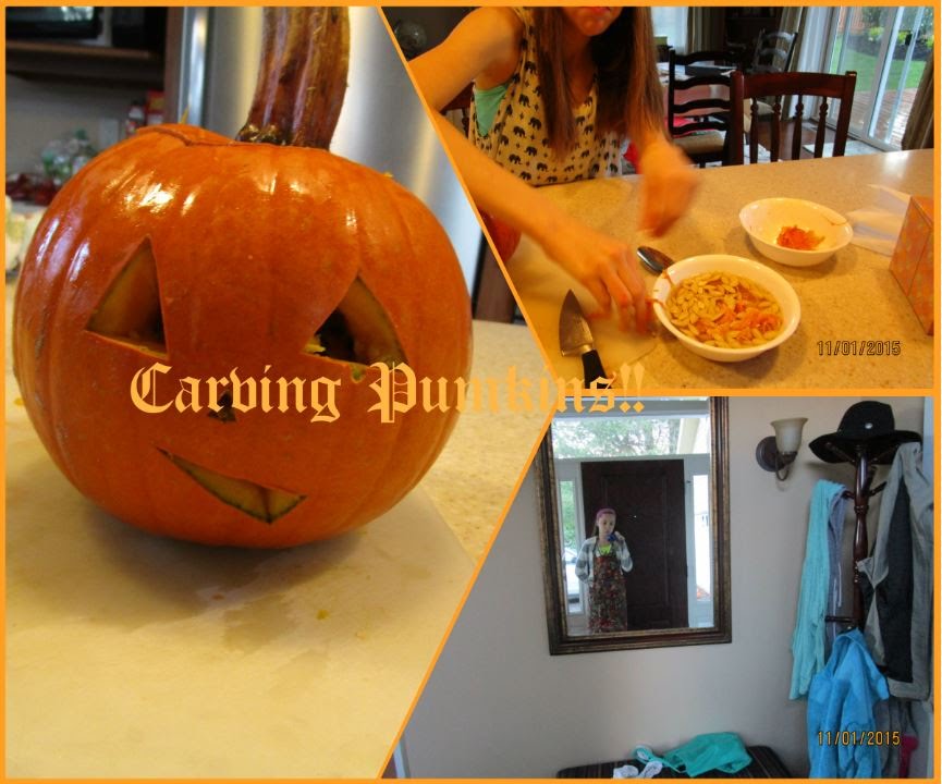 CARVING PUMPKINS - YouTube