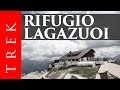 Rifugio Lagazuoi per il sentiero dei Kaiserjäger e le gallerie degli alpini