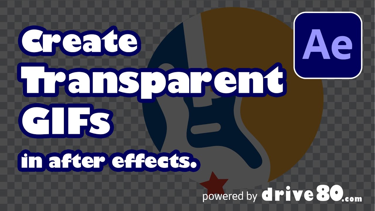 How to make a transparent GIF using AfterEffects