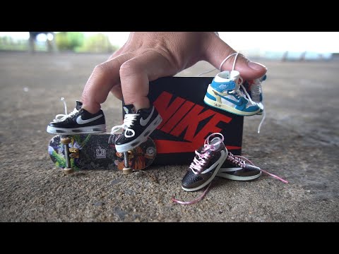 Tênis de DEDO! Fingerboard! 