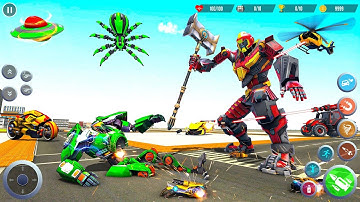 Dino Robot Limousine Transform Game: Robot Defender From Alien Invasion | Android iOS GameplayS