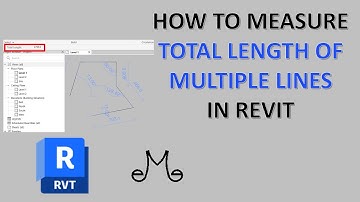 Revit Tutorial - How to measure total length of multiple lines