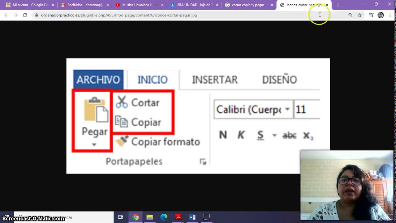 Portapapeles en Word - YouTube