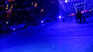 Happy watching the motorcycles at the circus.AVI