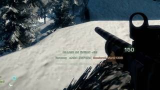 Battlefield Bad Company 2: Triple Collateral Sniper Kill