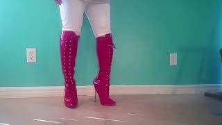 pleaser dagger boots