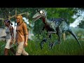 🌍 Jurassic World Evolution - Troodon Vs Deinonychus Breakout and Fight (Dinosaurs Battle)