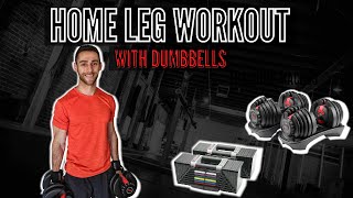Home Leg Workout with Dumbbells | Bowflex & Powerblock