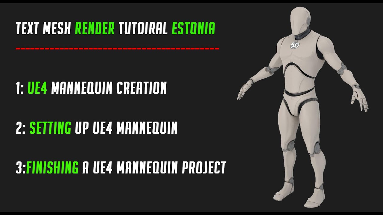 UE4 - Text Mesh Render Tutoiral! - YouTube