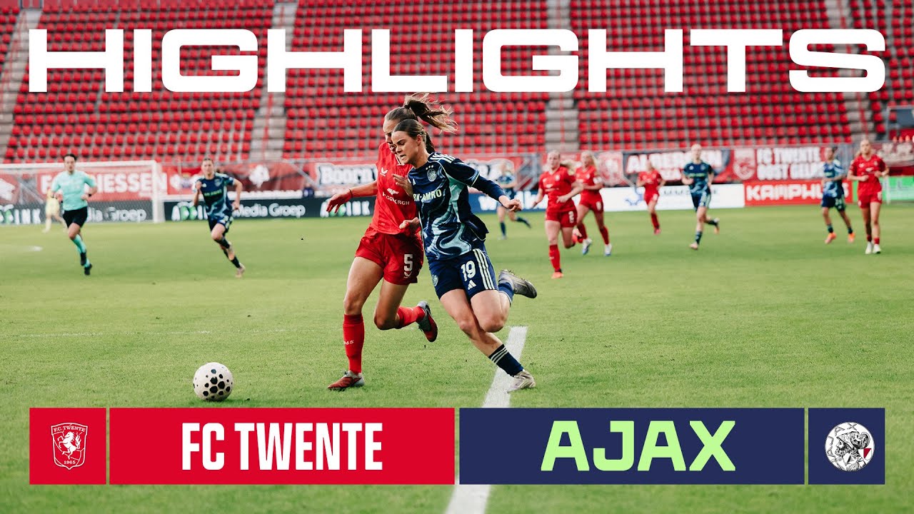 Highlights FC Twente Vrouwen - Ajax Vrouwen | Vrouwen Eredivisie