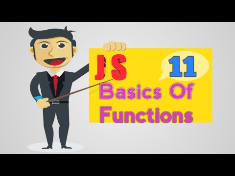 11 JavaScript Tutorial | Basics of Functions in JavaScript