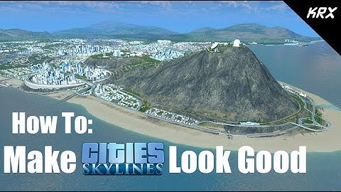 Cities Skylines Tutorial - LUT Color Corrections + Map Themes - How To Make Your Game Look GREAT