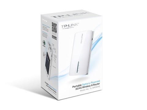 unboxing and overview TP Link TL MR3040 portable router - YouTube