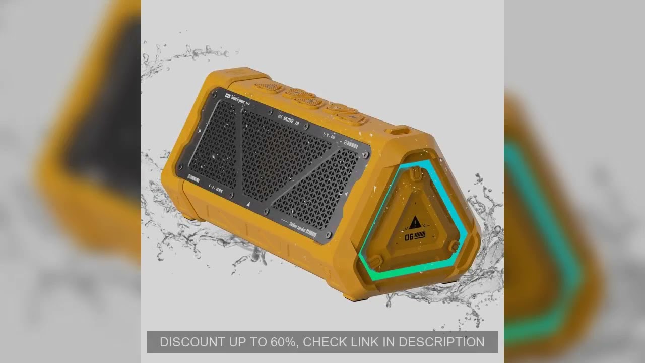 MLOVE P3 Outdoor Bluetooth Speaker, 40W Output Power Bluetooth 5.3 Speaker ,Stereo Sound IPX7 Waterp