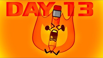 Animating a BFDI Character everyday - Day 13: Pencil