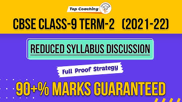 CBSE Class 9 Term 2 | Maths, Science, Social Science | Reduced Syllabus Discussion | 90+ Marks Plan