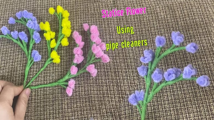 DIY Easy Pipe Cleaner Lavender  How to make Beautiful Lavender flowers  from Chenille Wire 