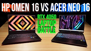 HP Omen 16 vs Acer Predator Helios Neo 16 - Which RTX 4050 Gaming Laptop Is Better?