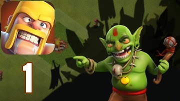 Clash of Clans - Gameplay Walkthrough - Part 1 - Tutorial (iOS,Android)