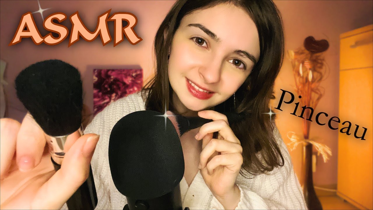 ASMR 50 coups de pinceau (ou presque) pour toi 💚 - YouTube