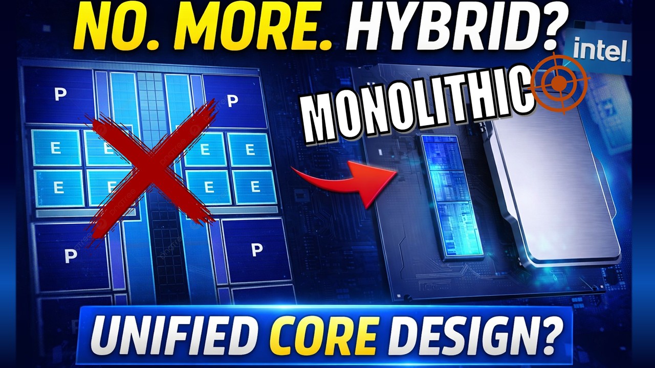 Intel Is DONE With Hybrid Cores?! (Unified Core)