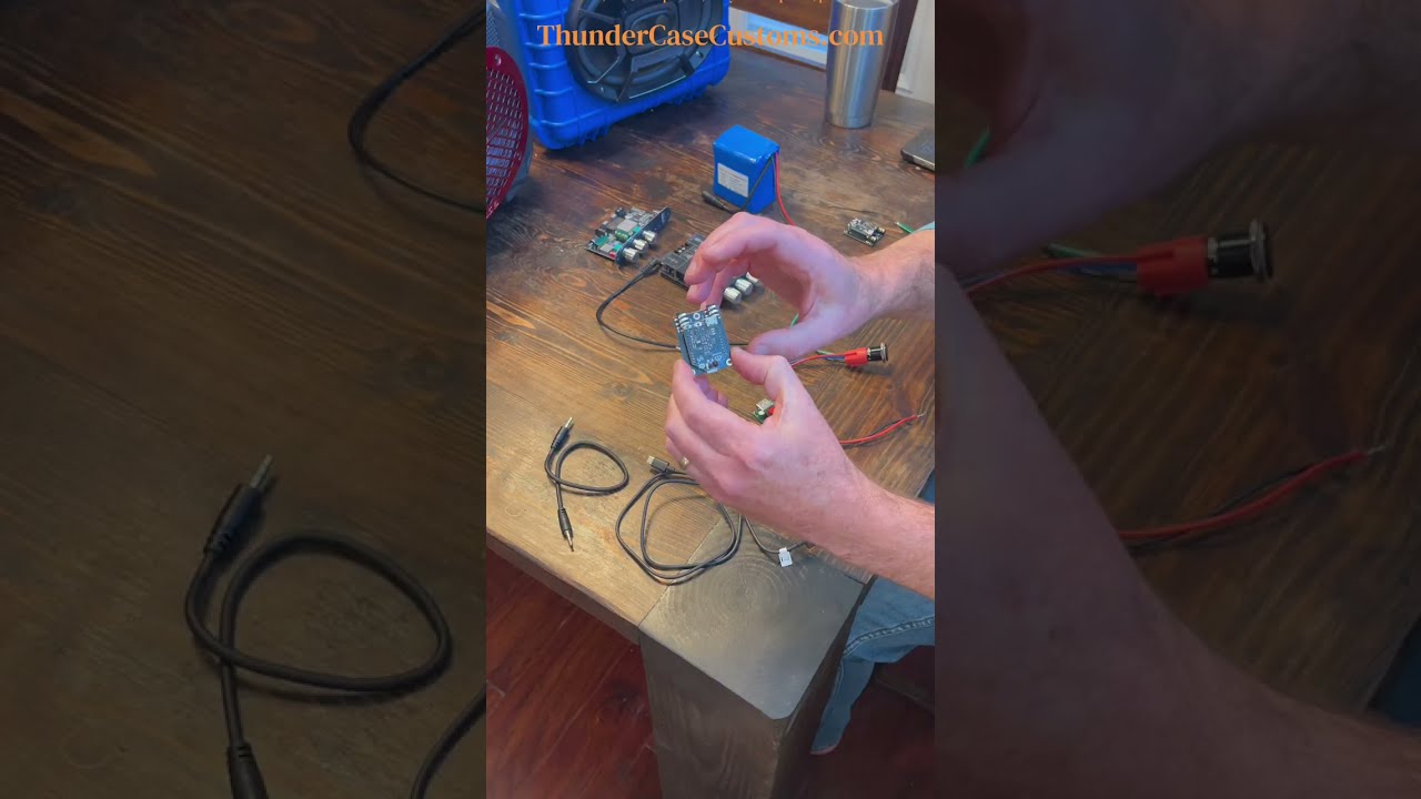 How to wire the TinySine Party Mode Bundle Bluetooth Module in a DIY Boombox