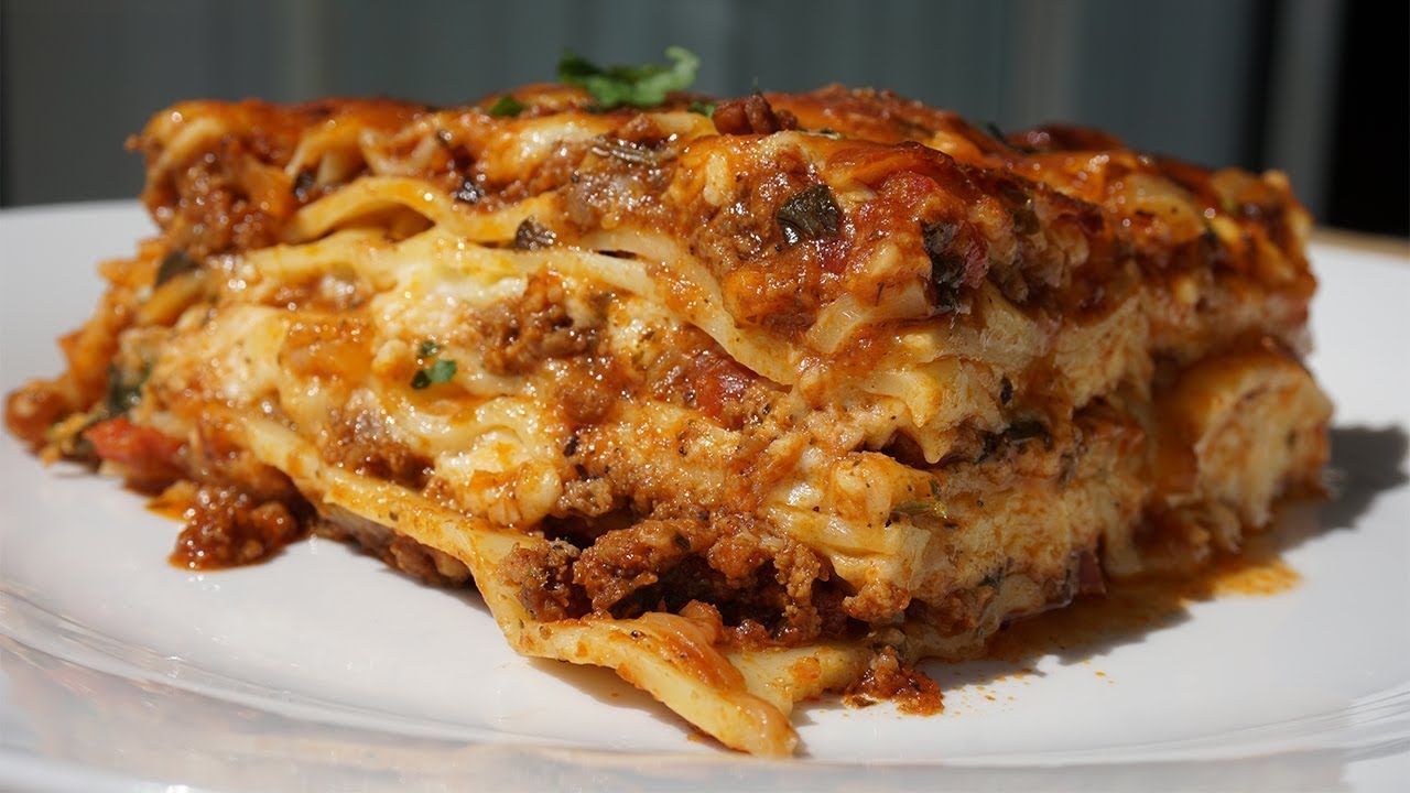 homemade lasagne without ricotta cheese