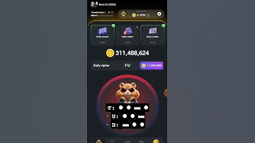 Hamster Kombat Daily Cipher July 3, 2024: Entering the Keyword: FUD #dailycipher #hamsterkombat