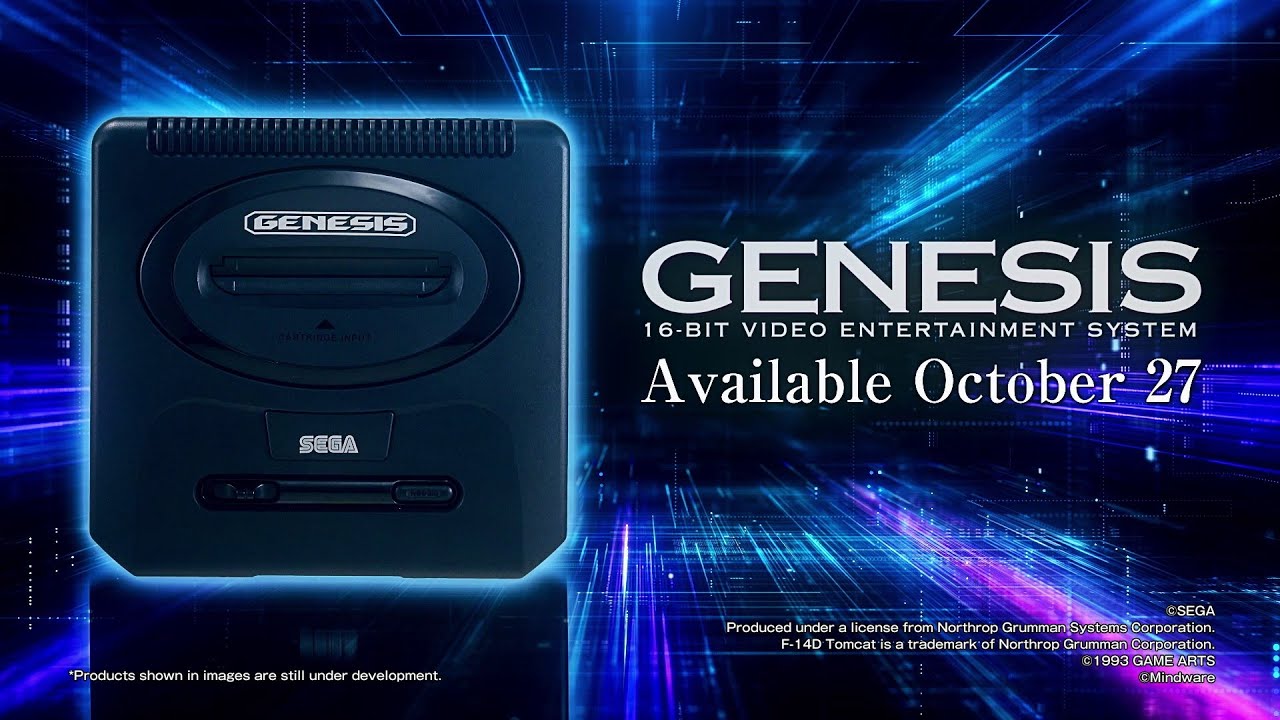 Sega, still doing what Nintendon't, announces a tiny Sega CD retro console