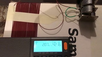 RÚV Rás 1/Rás 2 Eiðar, Iceland 207 kHz, copied indoors with XHDATA D-808 and LW induction loop