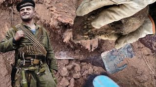 EXCAVATIONS OF SOVIET MARINES WITH WEAPONS AND AMMUNITION / WW2 METAL DETECTING