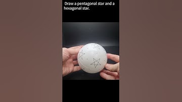 Drawing a star design using the midpoints of a truncated icosahedron