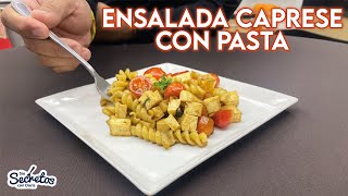 Ensalada Caprese con Pasta - FRESCA Y EXQUISITA OPCIÓN!