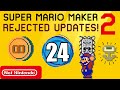 Mario maker 2 rejected updates 24 a plethora of poor propositions