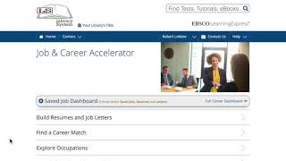 Using the Resume Builder in Job & Career Accelerator - Tutorial