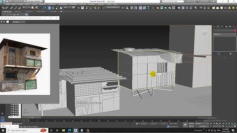 3DsMax Tutorials, Learn 3D Modeling a Low Poly Colony Houses from Scratch in 3dsmax (Part 3)