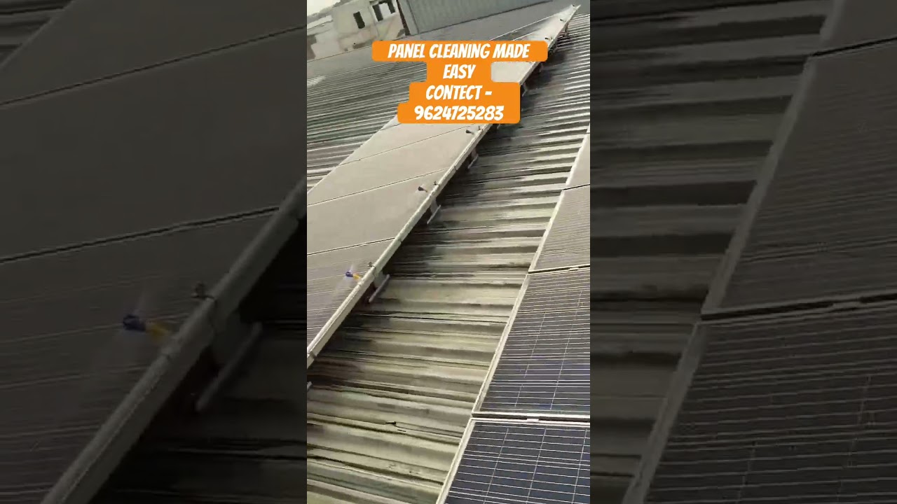 EASY SOLAR CLENNING SYSTEM extra power genrate  