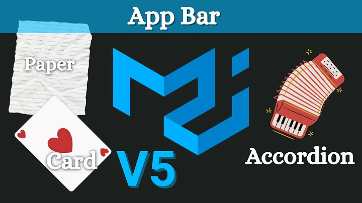 Material UI 5 Tutorial - Learn Paper, Cards, App Bar and Accordion
