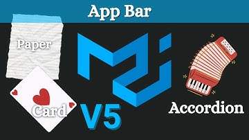 Material UI 5 Tutorial - Learn Paper, Cards, App Bar and Accordion