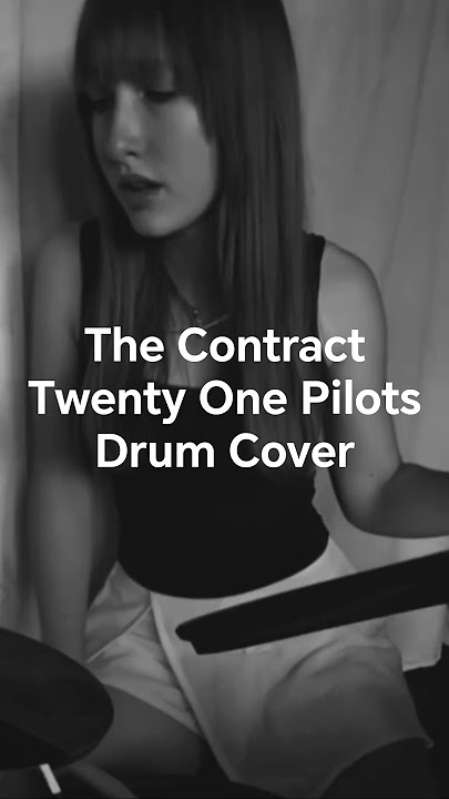 the contract - twenty one pilots drum cover 🥁🤍 #twentyonepilots #tylerjoseph #joshdun #breach #drums