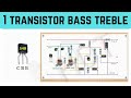 Bass treble with transistor