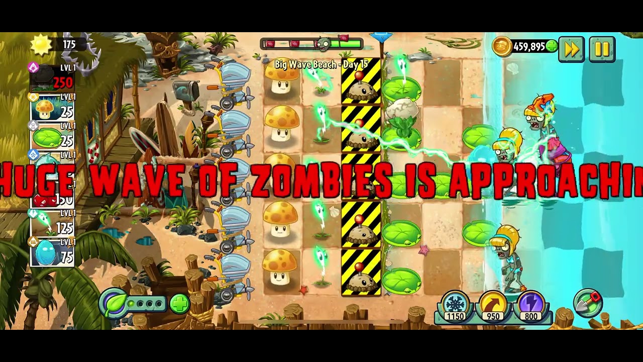 Caulipower (The Upgraded Version of Hypno Shroom) in Plants VS Zombies 2