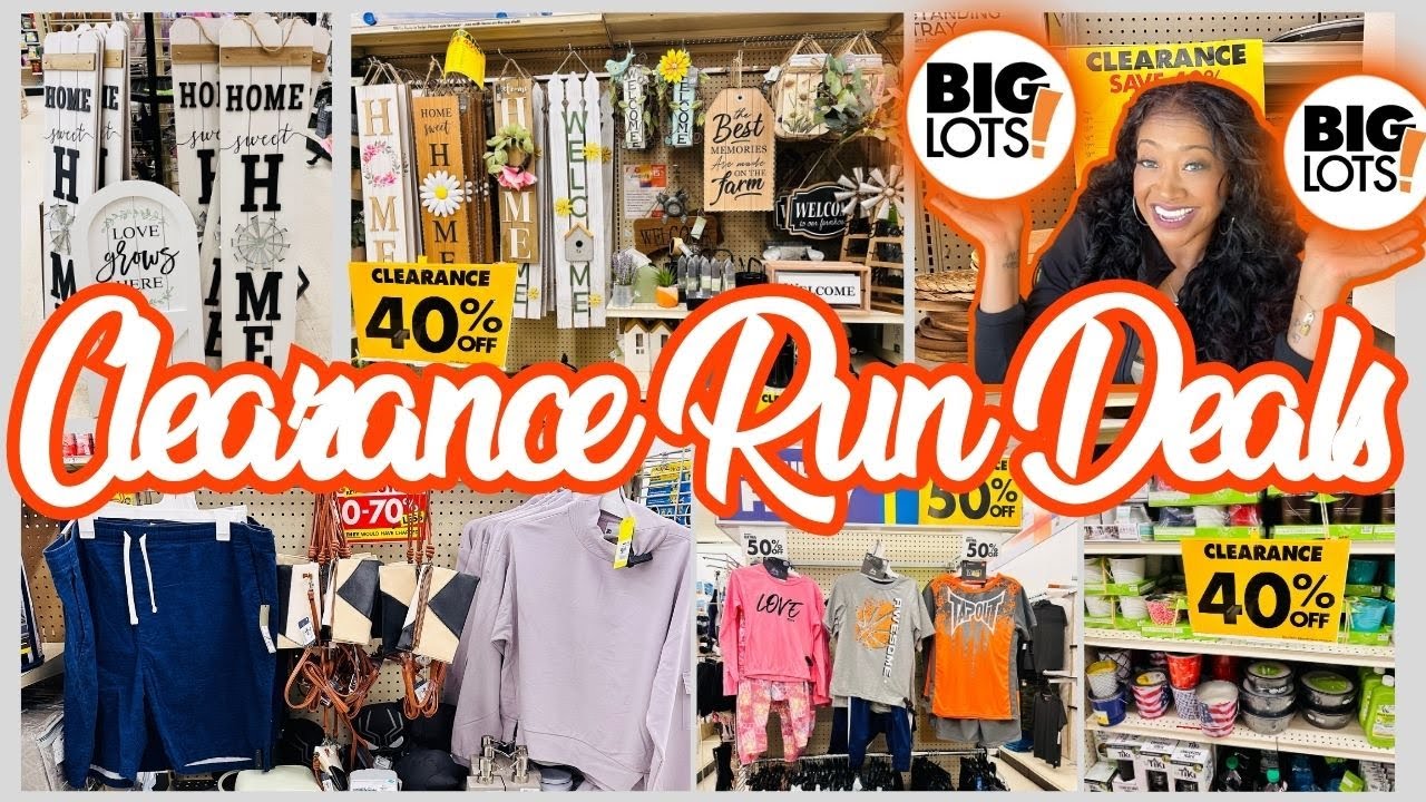 Big Lots Clearance Run Deals🏃🏽‍♀️😱Farmhouse Clearance & W/Me🔥biglots YouTube